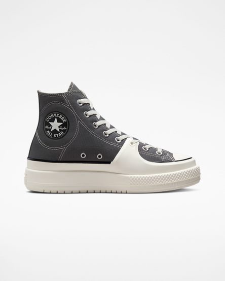 Tenisky Vysoke Converse Chuck Taylor All Star Construct Panske Siva Biele | SK ADFKX5